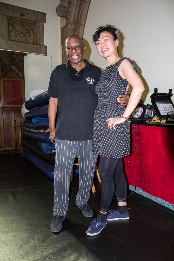 Chazz Young with Joo-Lee Lewis at a social dance
